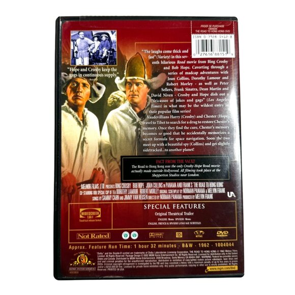 Bob Hope, Bing Crosby, Joan Collins 8 movies on 4 DVD's - Picture 5 of 10